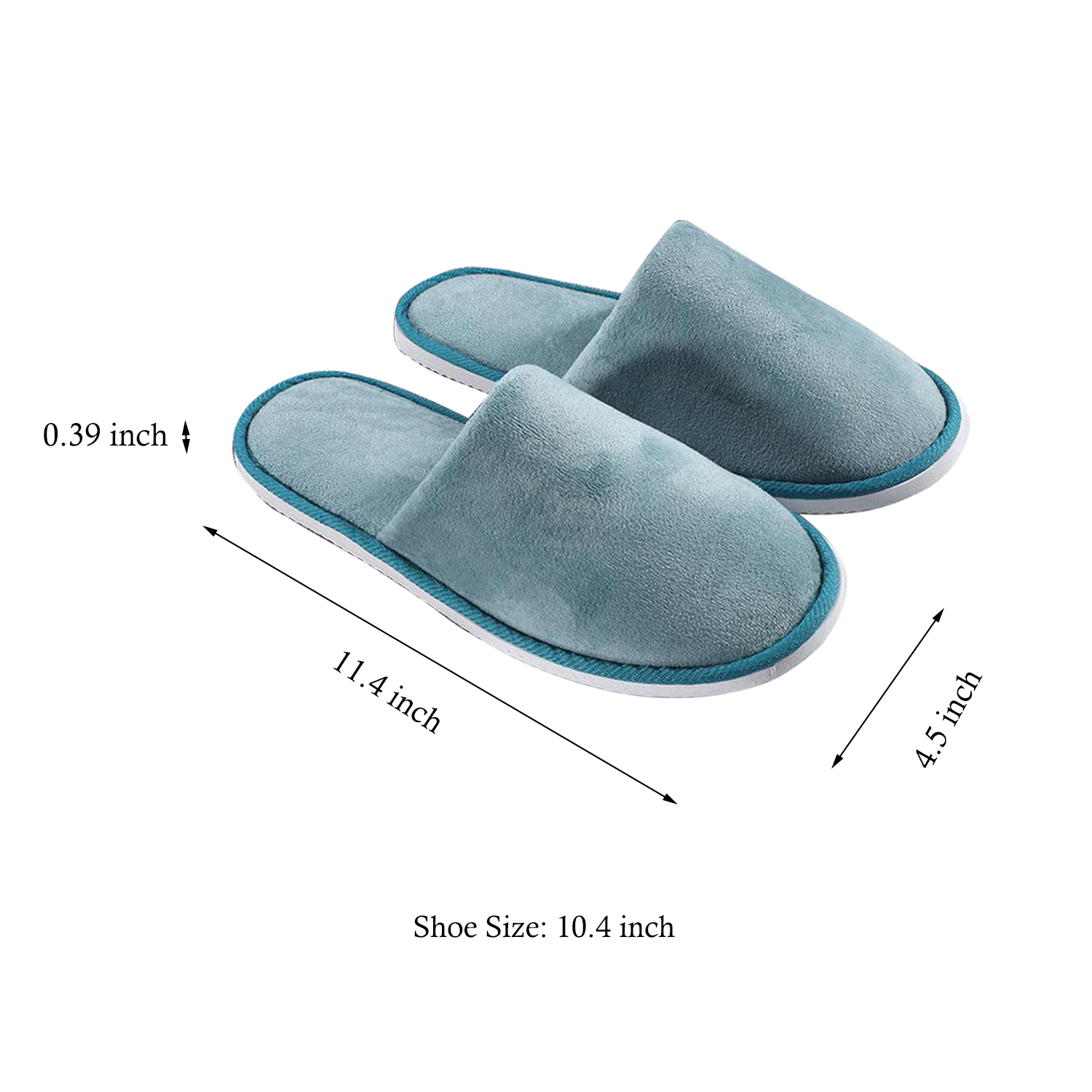 Disposable Ultra Soft Amenities coral fleece slippers 15