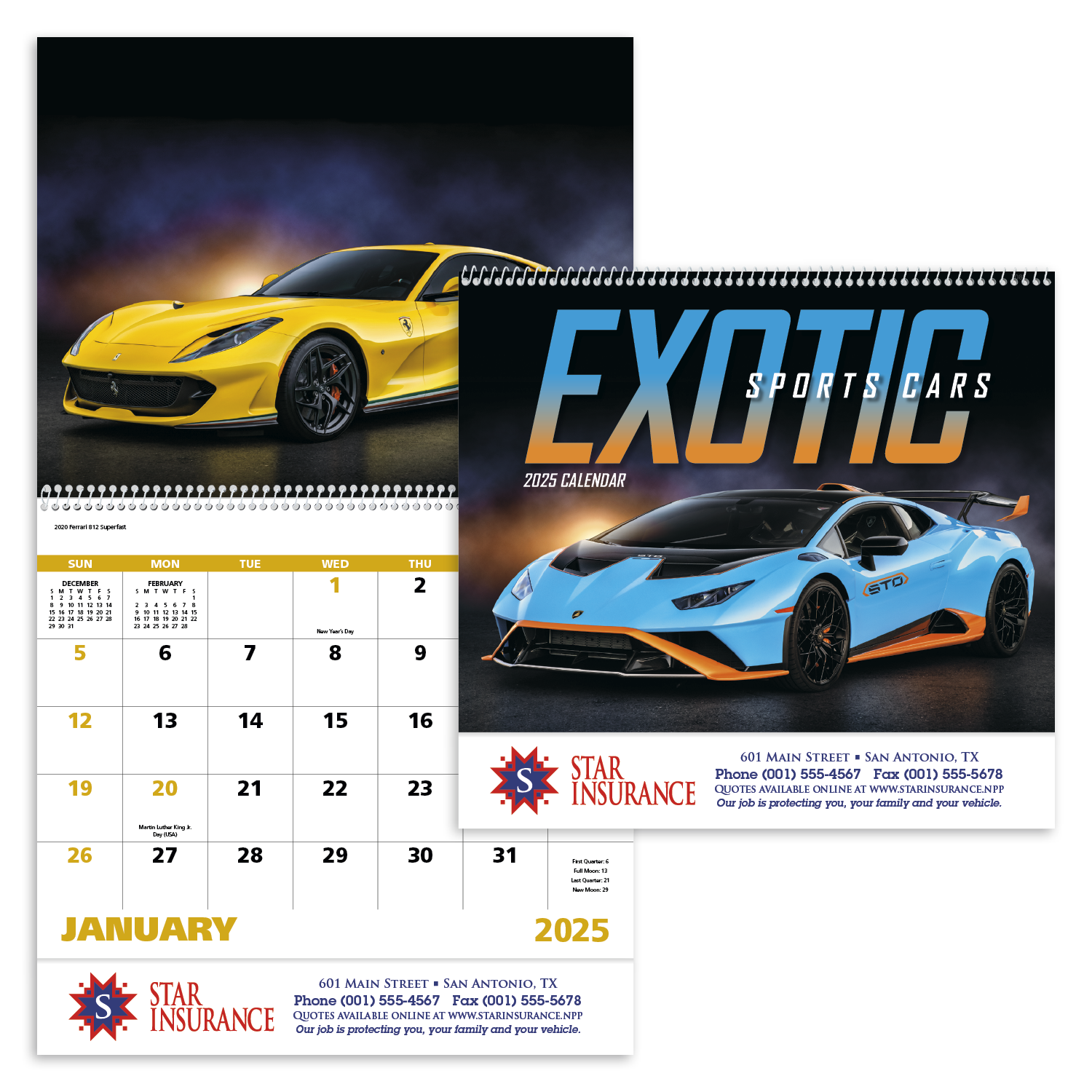 Good Value™ Exotic Sports Cars - Spiral Calendar 3