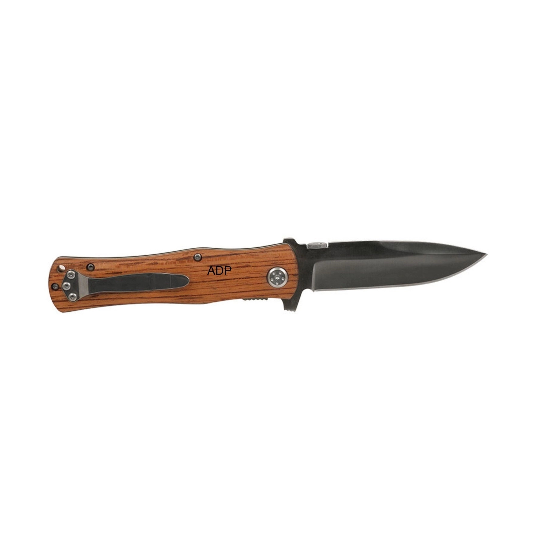 4.5" Black Handle Knife 2
