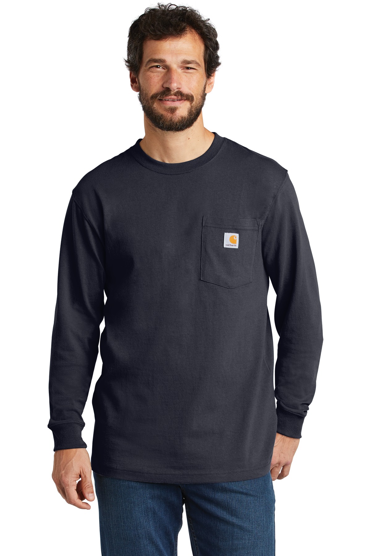 Carhartt Workwear Pocket Long Sleeve T-Shirt. CTK126 35