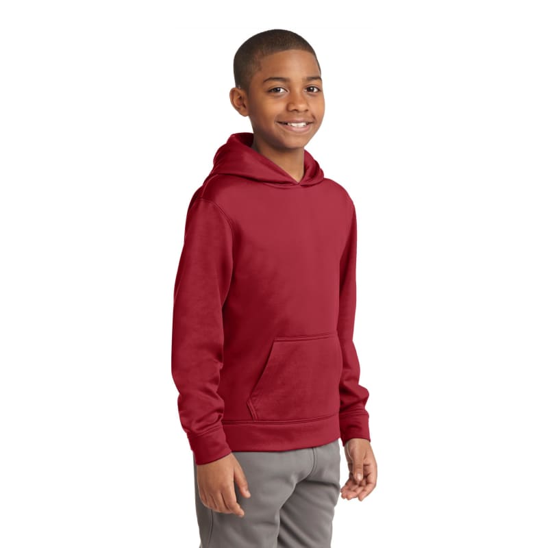 Sport-Tek Youth Sport-Wick Fleece Hooded Pullover. 20