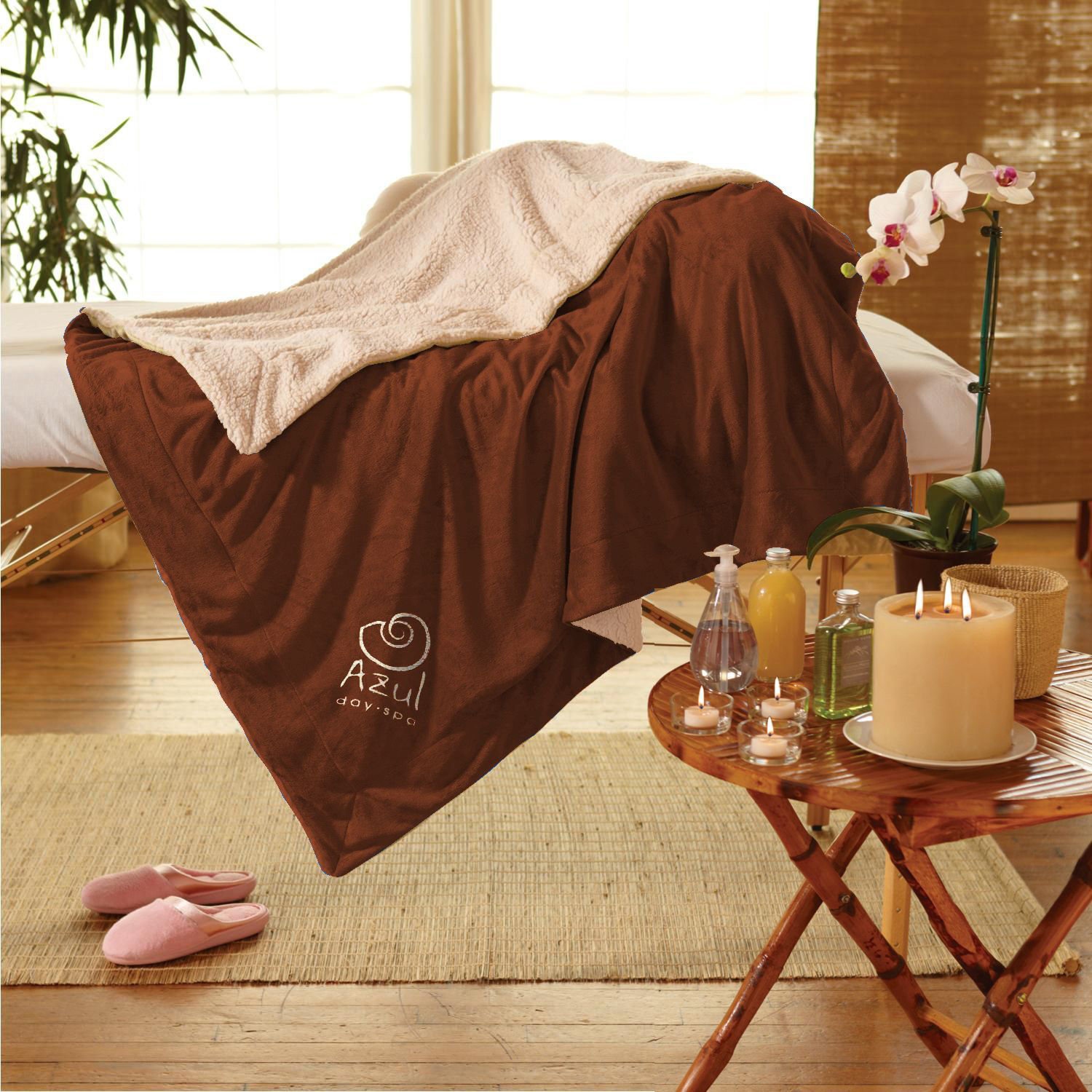 Micro Mink Sherpa Blanket 48