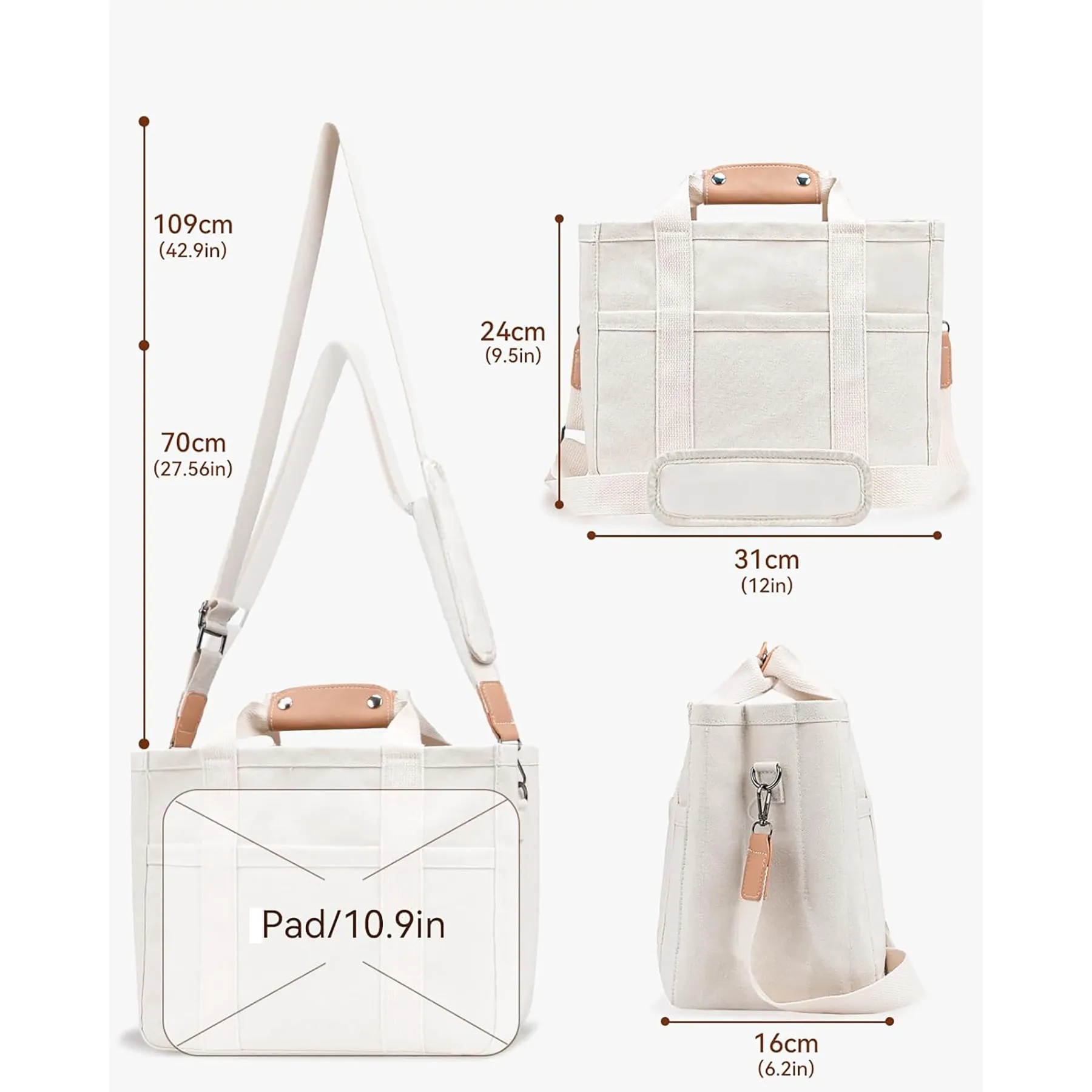 Women's Large Capacity Crossbody Bag 4