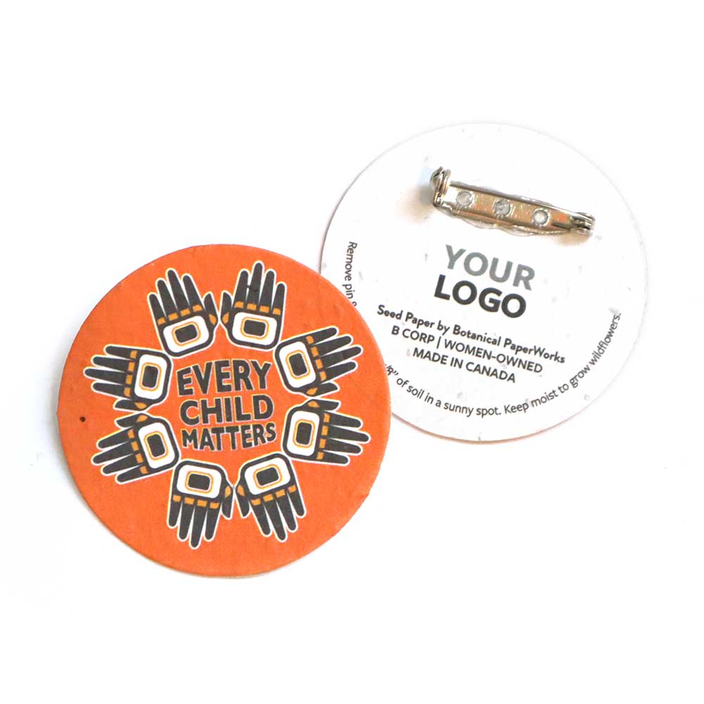 Every Child Matters Seed Paper Button Badges 5