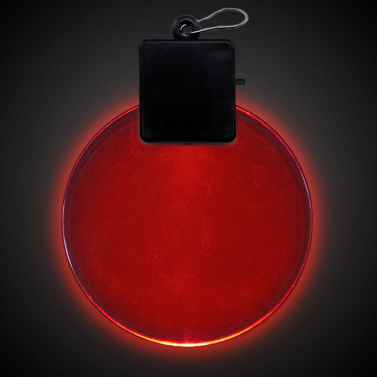 Red 2 1/2" Light-Up LED Glow Medallion 3