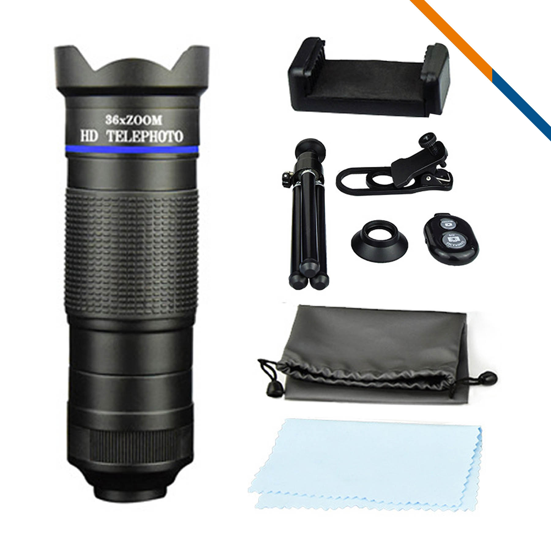 FarSight 36X Retractable Zoom Phone Lens Kit 8