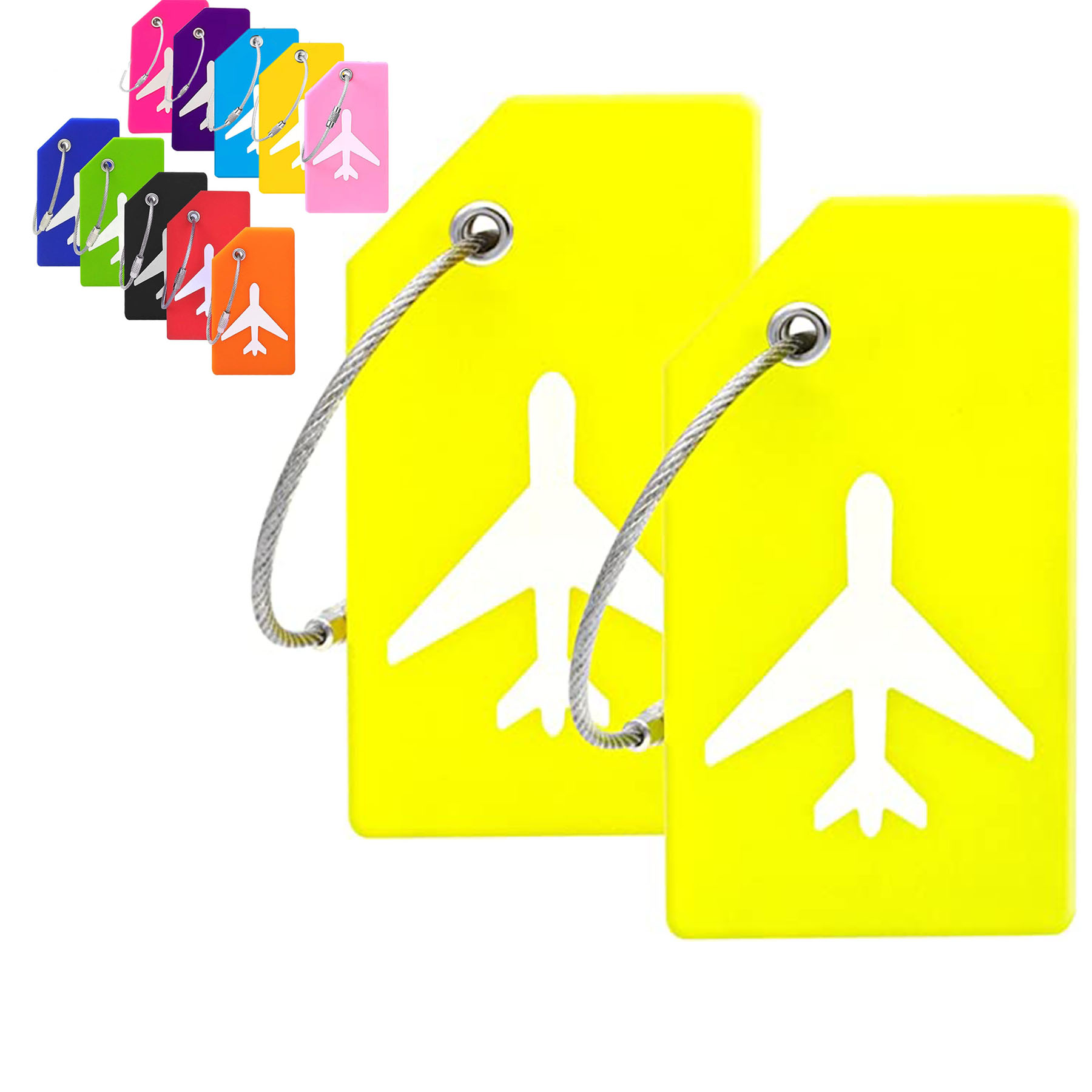 Silicone Luggage Tag with Name ID Card