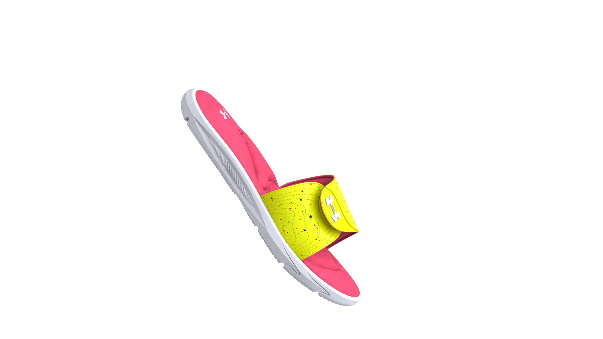 Girls' UA Ignite VI Graphic Strap Slides 6