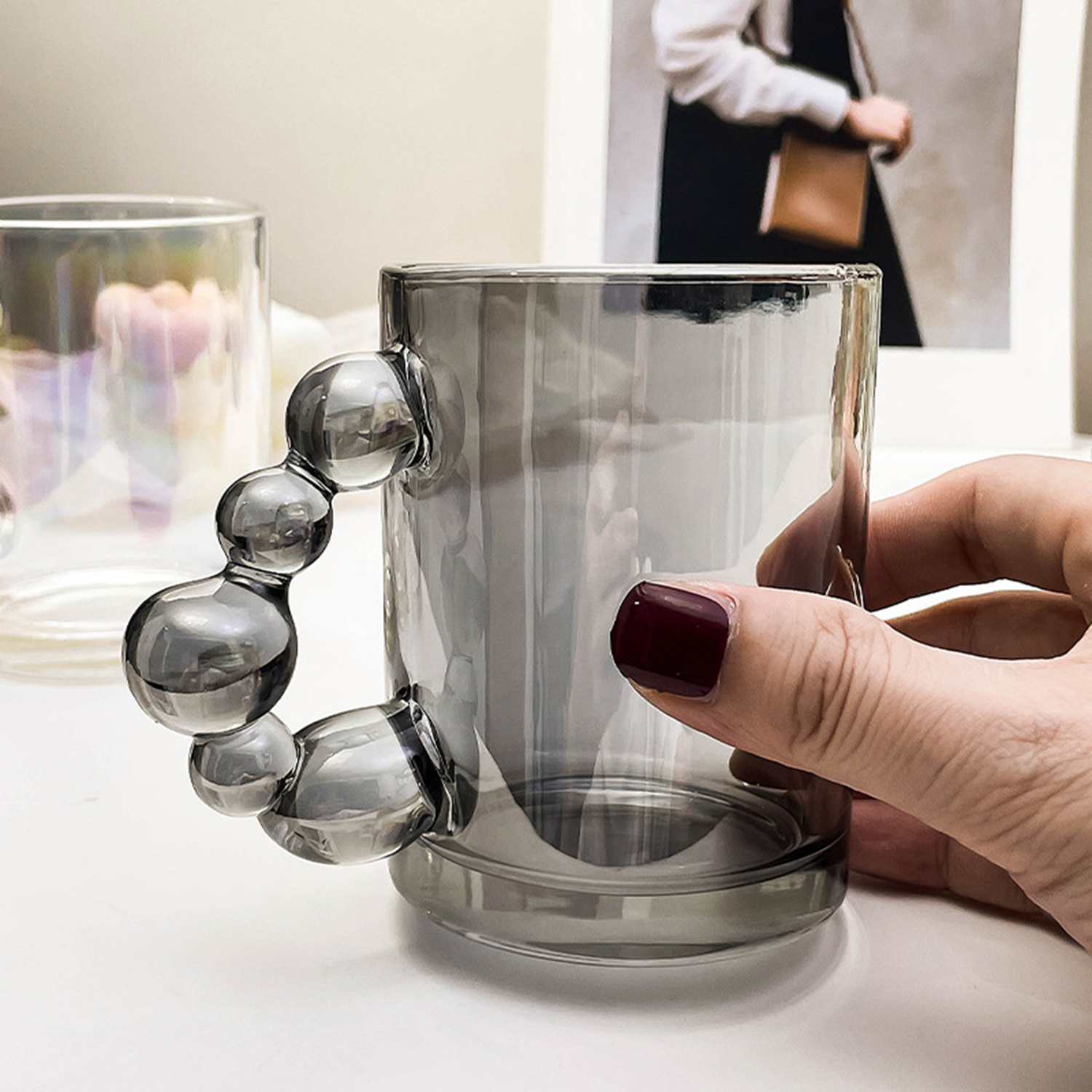 Crystal Vintage Glass Tea Cup 2