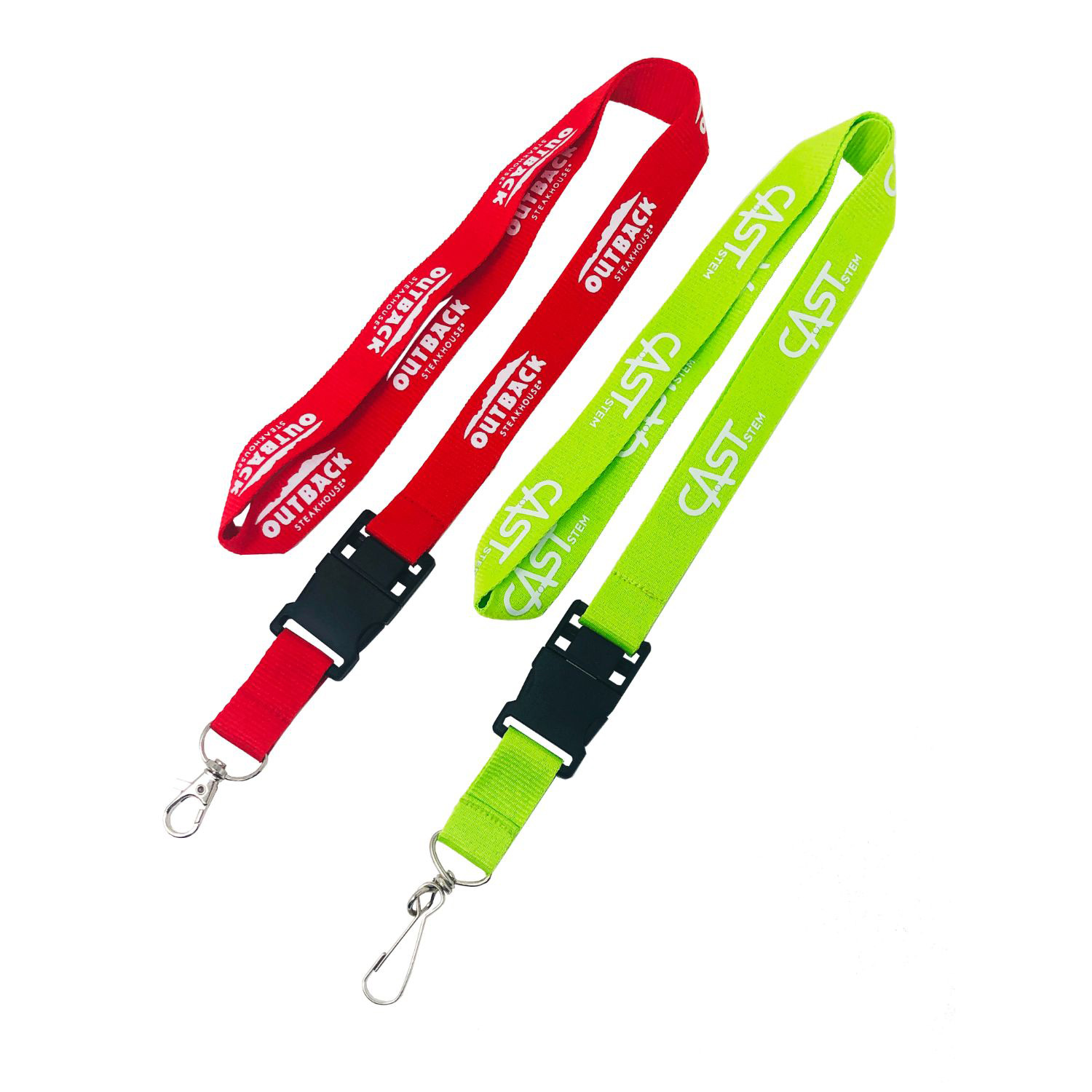 Polyester Detachable Three Quarter Inch Lanyard with USB Flash Drive 2