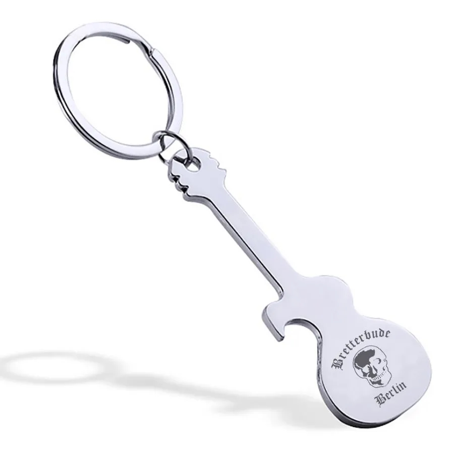 Electric Guitar Bottle Opener Keychain 5