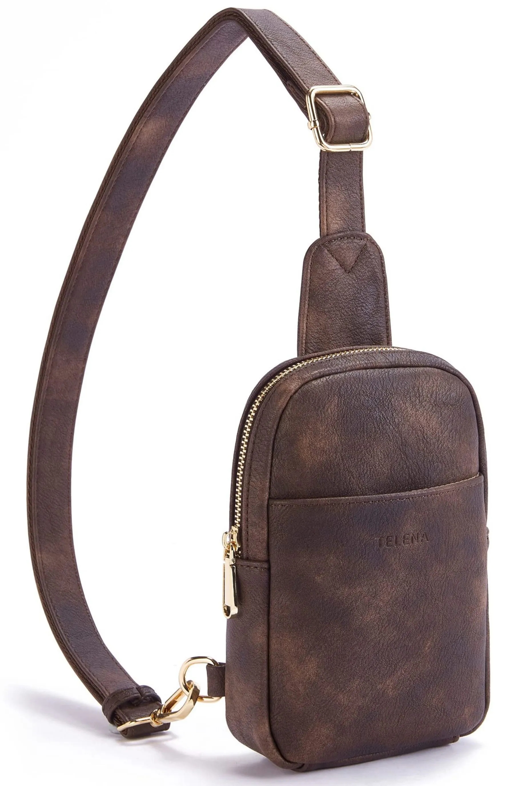 Leather Crossbody Fanny Packs Chest Bag 3
