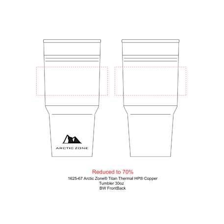 Arctic Zone® Titan Thermal HP® Copper Tumbler 30oz 67
