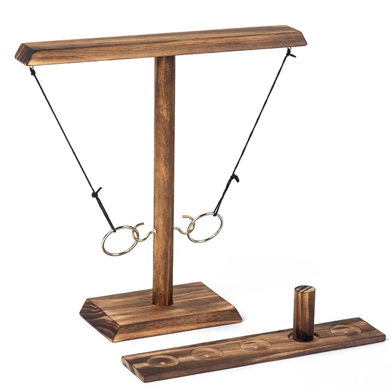 Wooden Ring toss Game 6