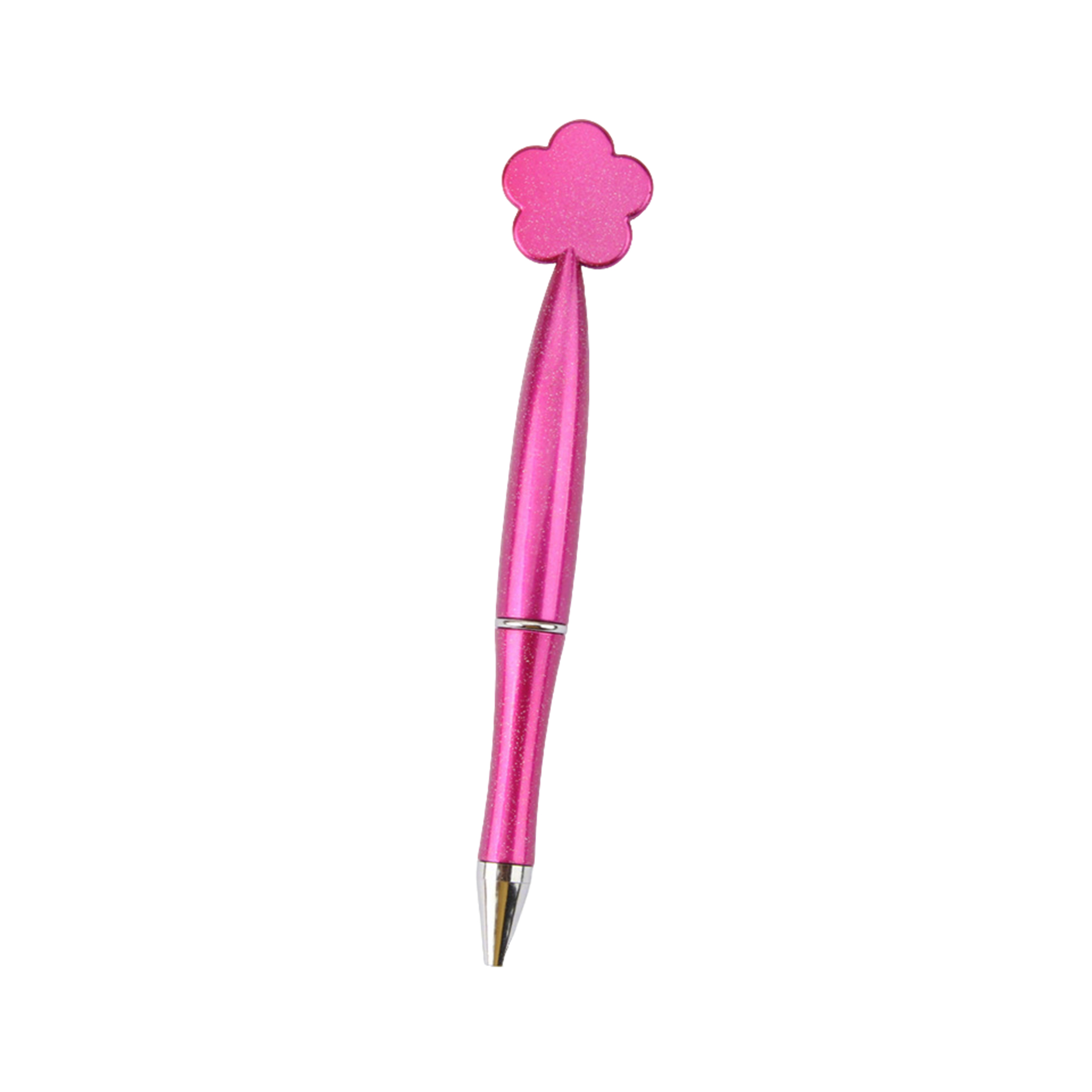 Flower Style Roller Ball Pen 5.28" Length X 0.43" Width 7