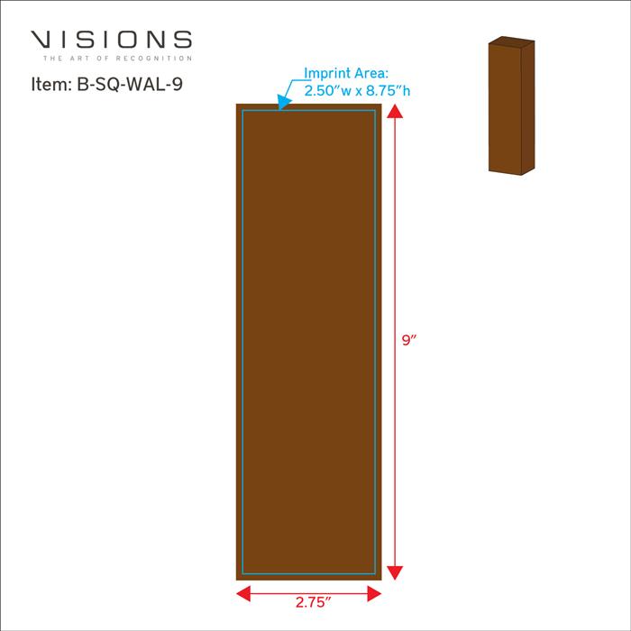Square Walnut 52