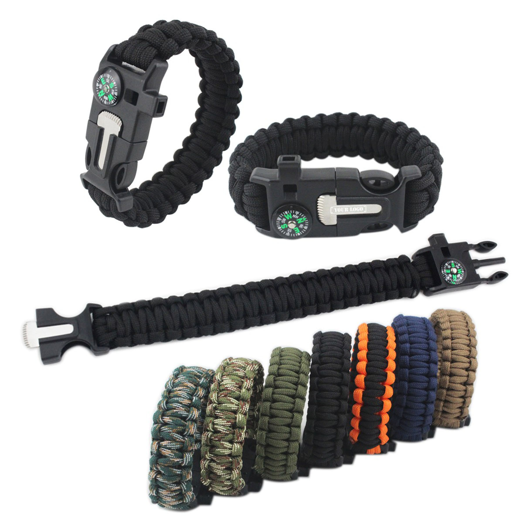 Multi-Function Paracord Survival Bracelet 2