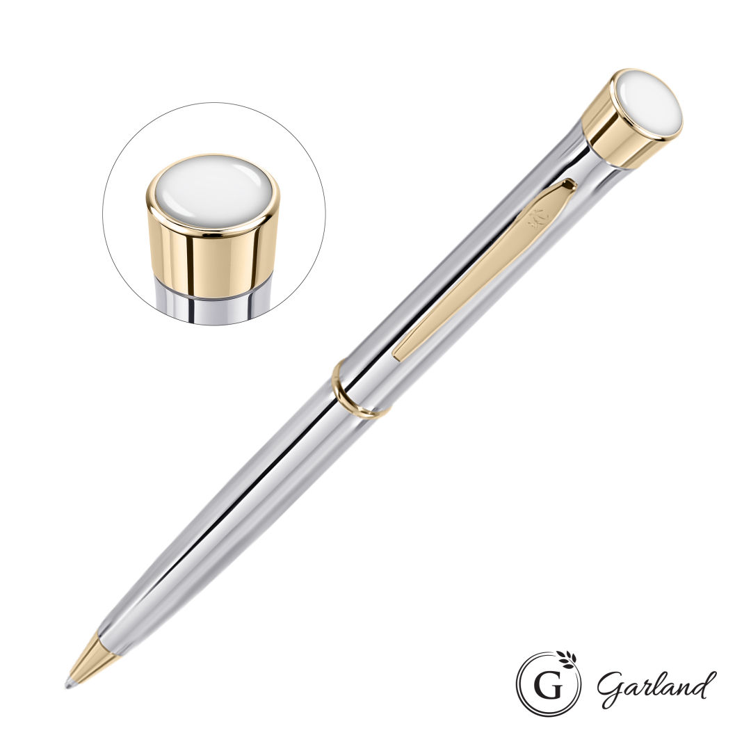 Garland® Signature Custom Twist Ballpoint Pen - Chrome 5