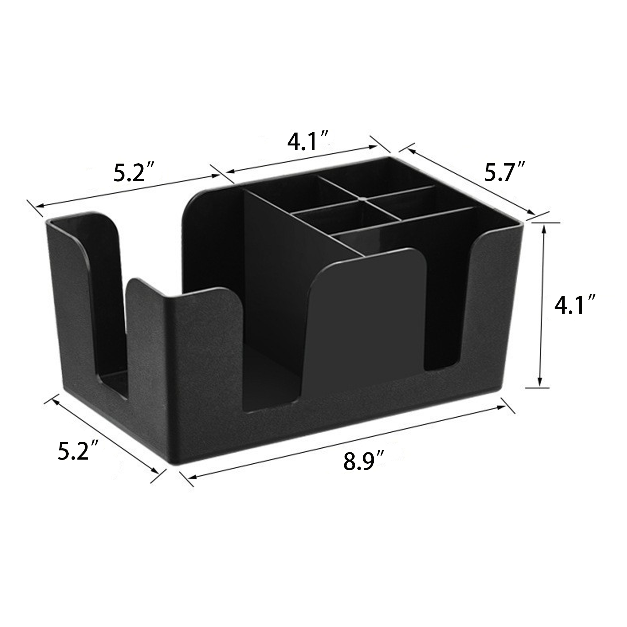 6-Compartment Bar Organizer Caddy 3