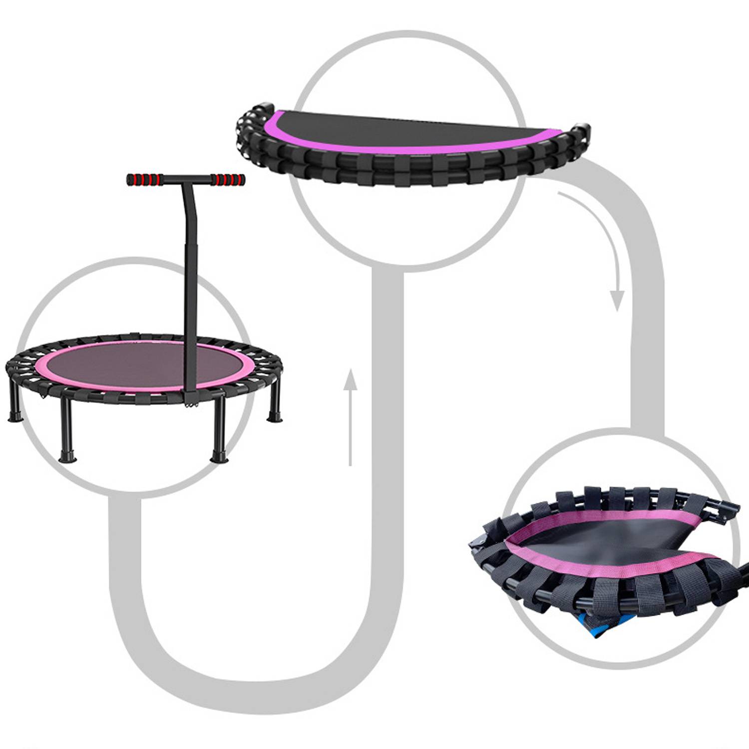 Indoor Fitness High-resilience Trampoline Bed 2