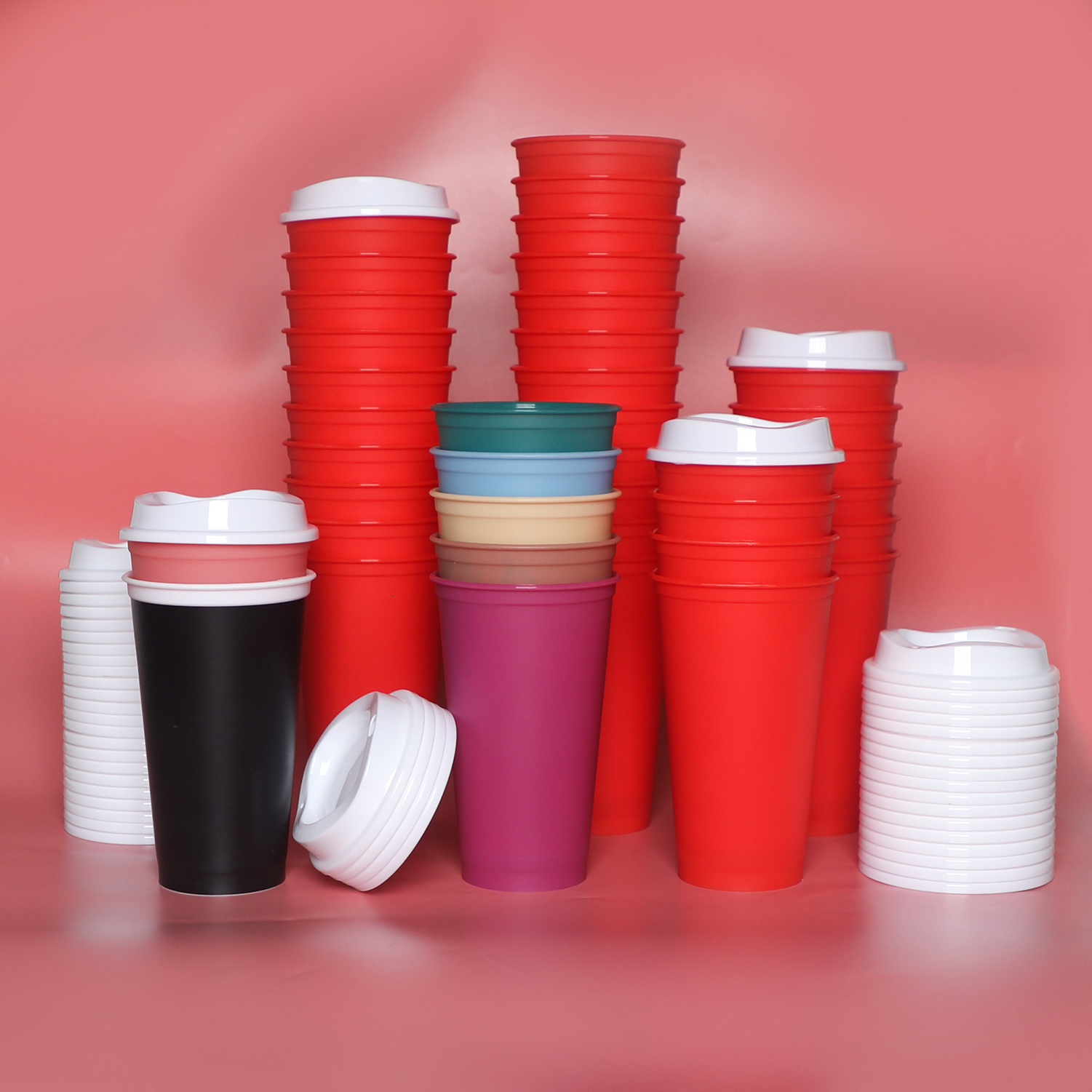 16Oz Perfect Size Travel Coffee Cup With Lid 2
