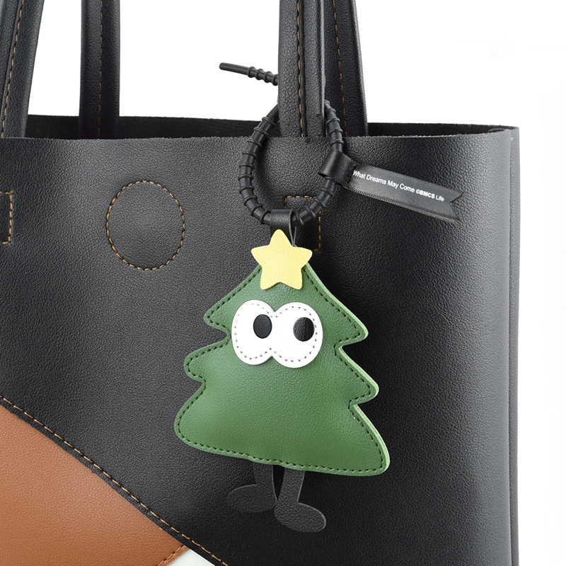 Christmas and New Year PU Pendant Bag Charms 6