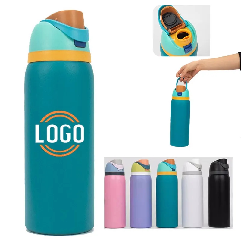 24oz Stainless Steel Insulated Water Bottle, custom water bottle with logo imprint 4