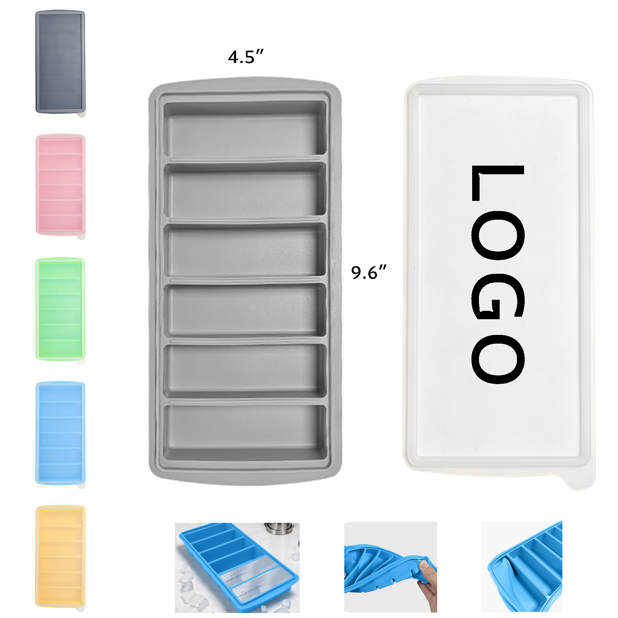 Flexible Silicone Ice Tray for Parties 1