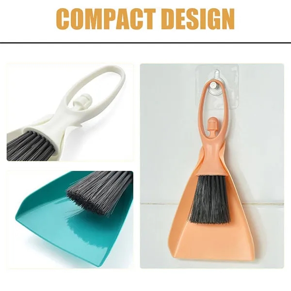Mini Car Dustpan And Cleaning Brush Set 4