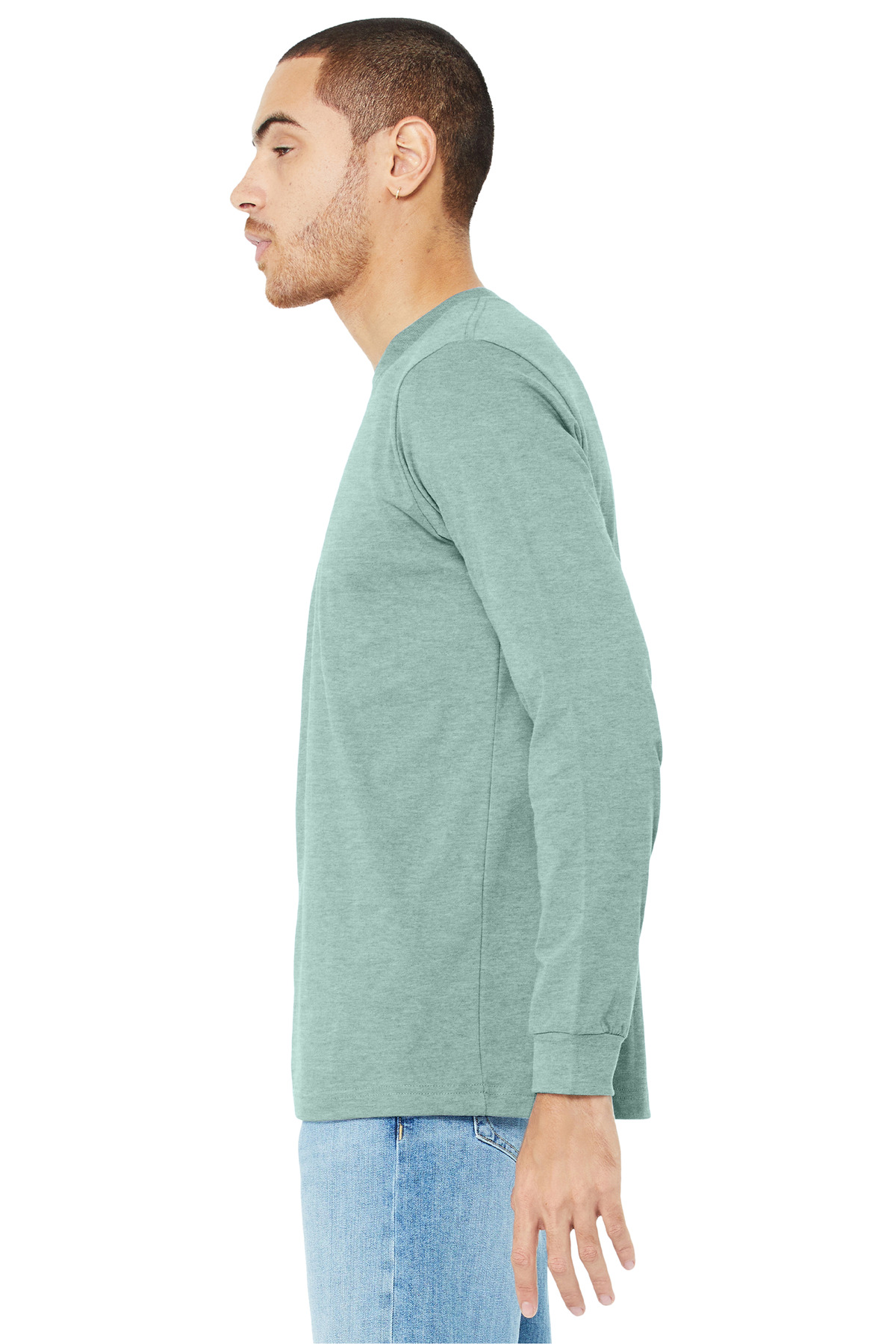 BELLA+CANVAS Unisex Heather CVC Long Sleeve Tee BC3501CVC 162