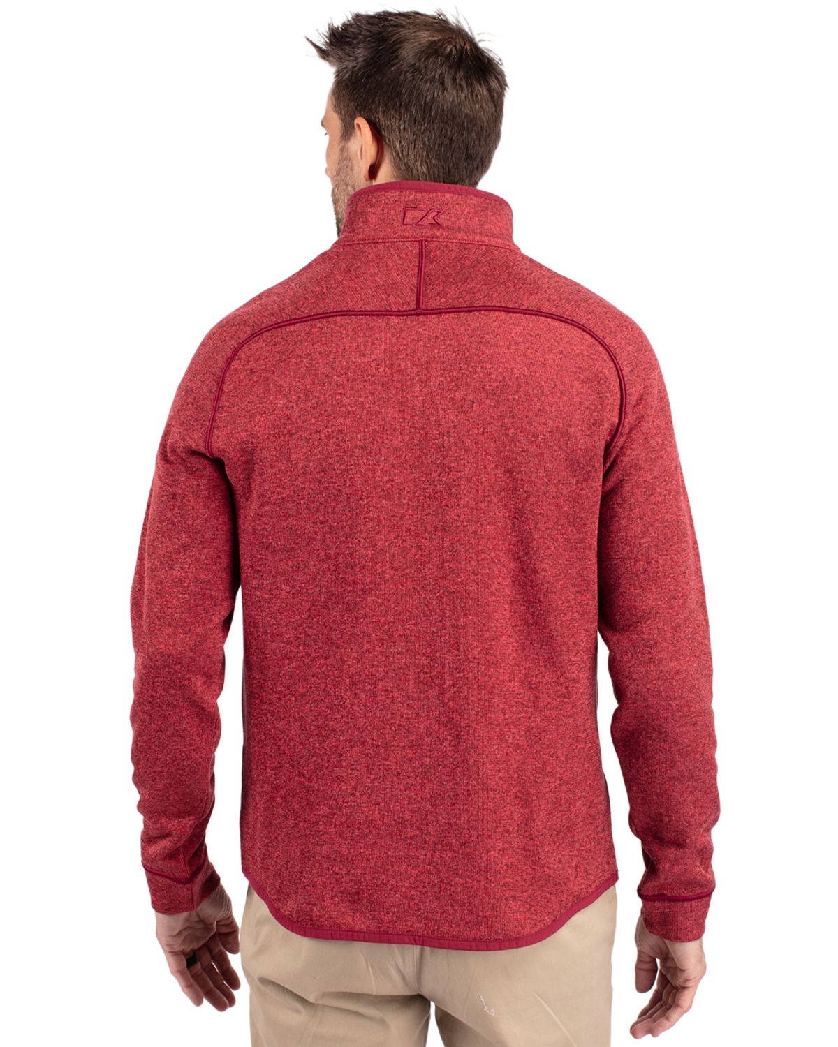 Cutter & Buck Mainsail Sweater-Knit Mens Half Zip Jacket 45