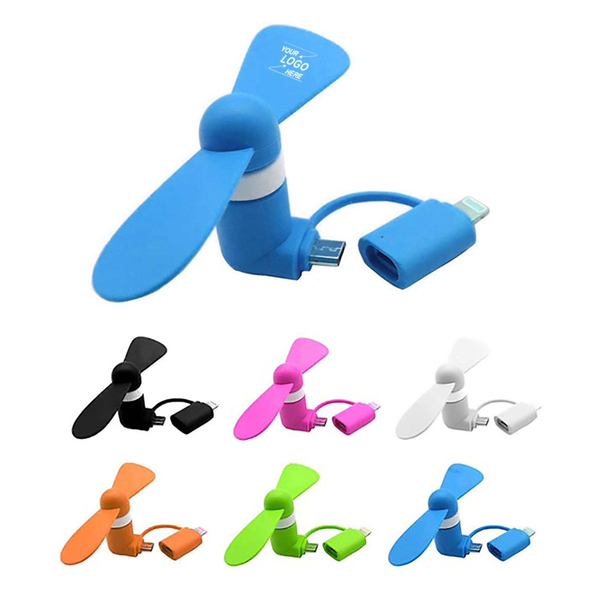 Dual Function Mini Phone Fan 4