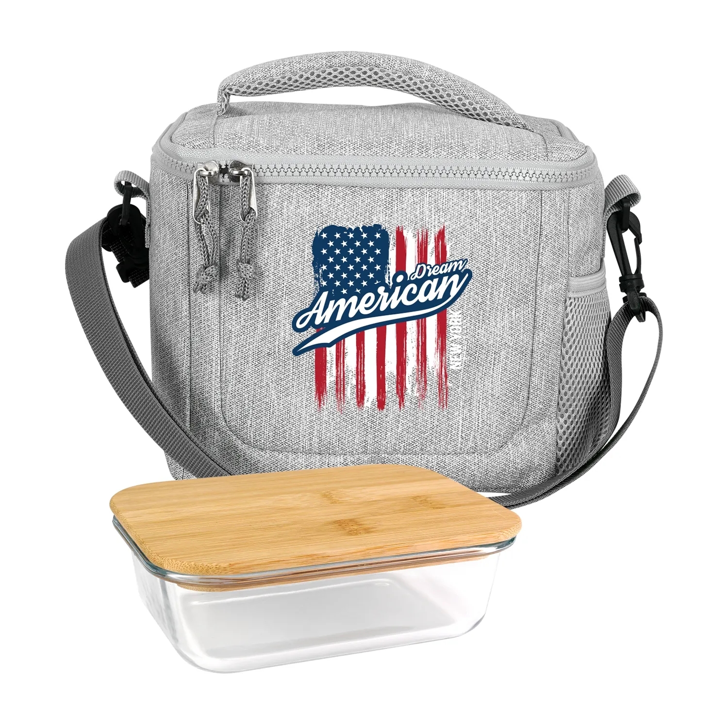 Adventure Cooler Bamboo Lunch Set 7