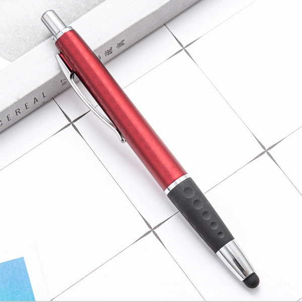Custom Plastic Gripper Stylus Pen 3