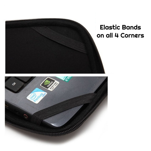 Laptop Sleeve with Full Zip and Elastic Corners - Neoprene 5