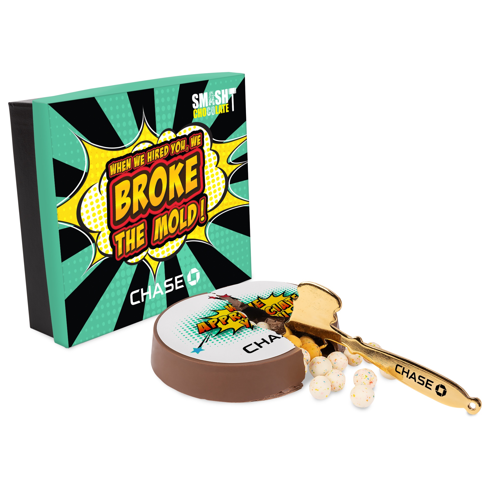 Smash Chocolate Cake with Birthday Cake Bites & Color Topper 1