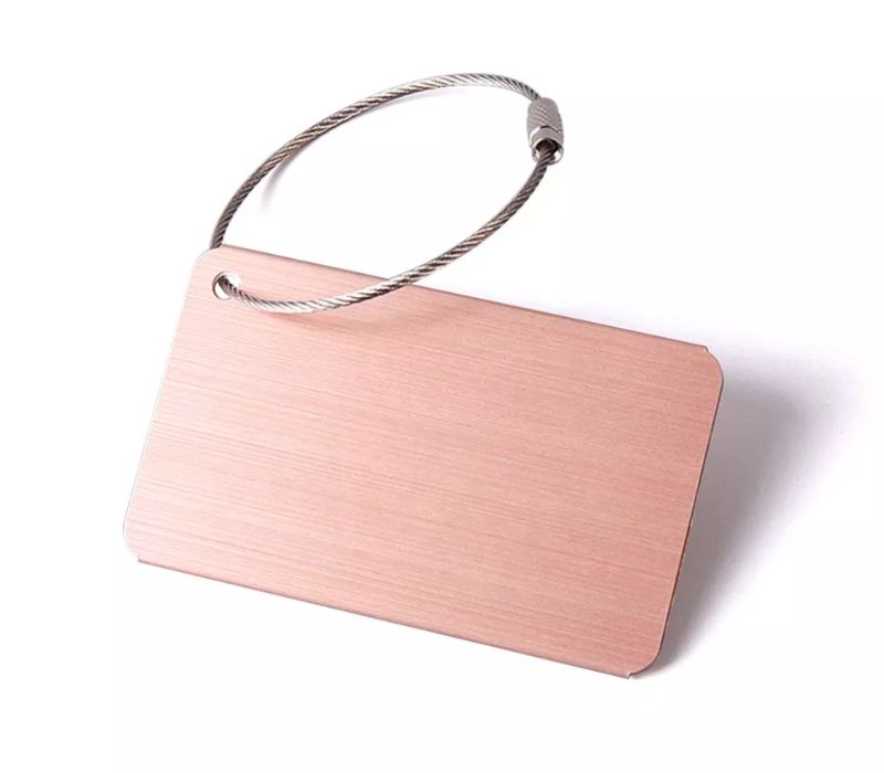 Aluminum Luggage Tag 5