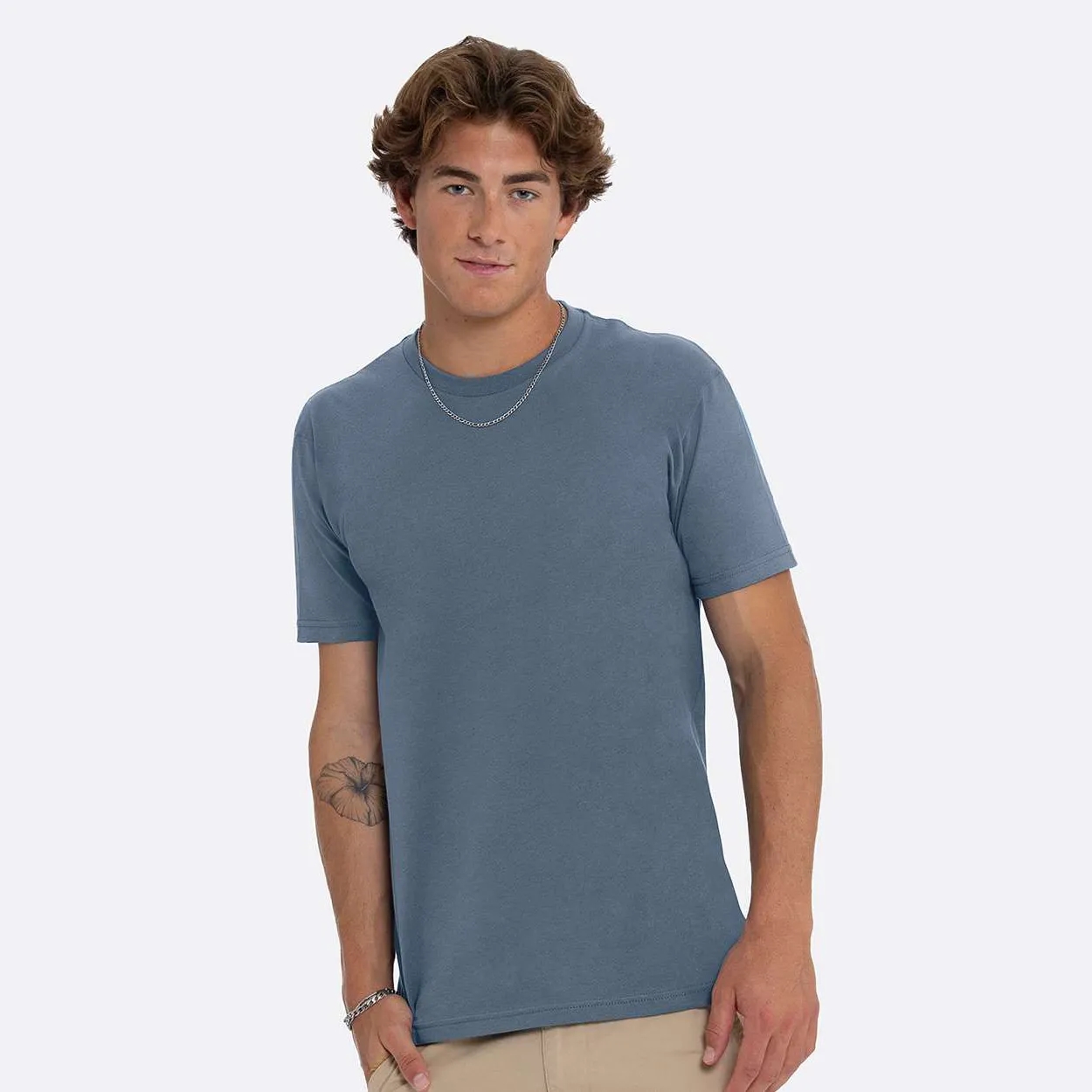 Next Level Men's Cotton Crew 10