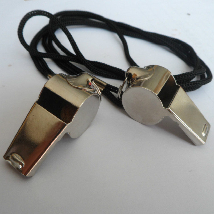 Stainless Steel Sports Whistle with Lanyard 6