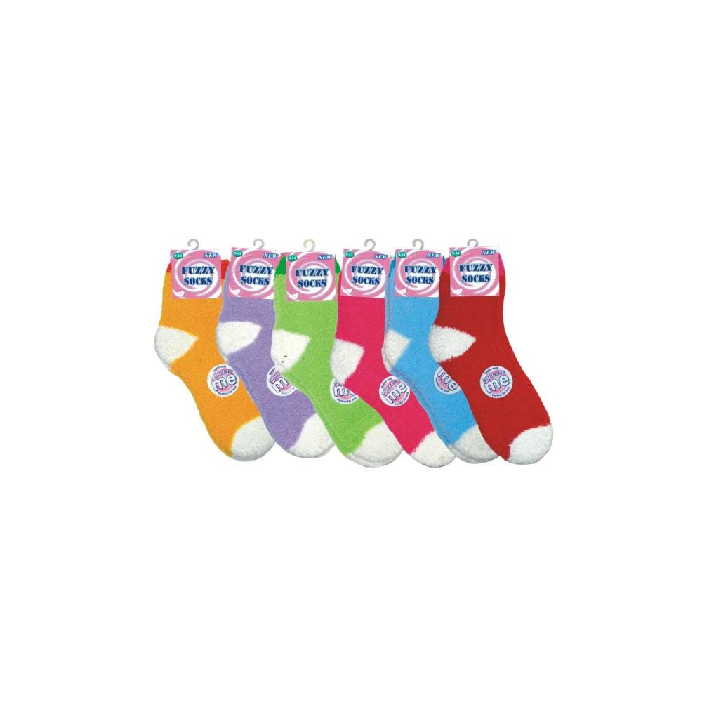 Women's Fuzzy Socks Assorted 1