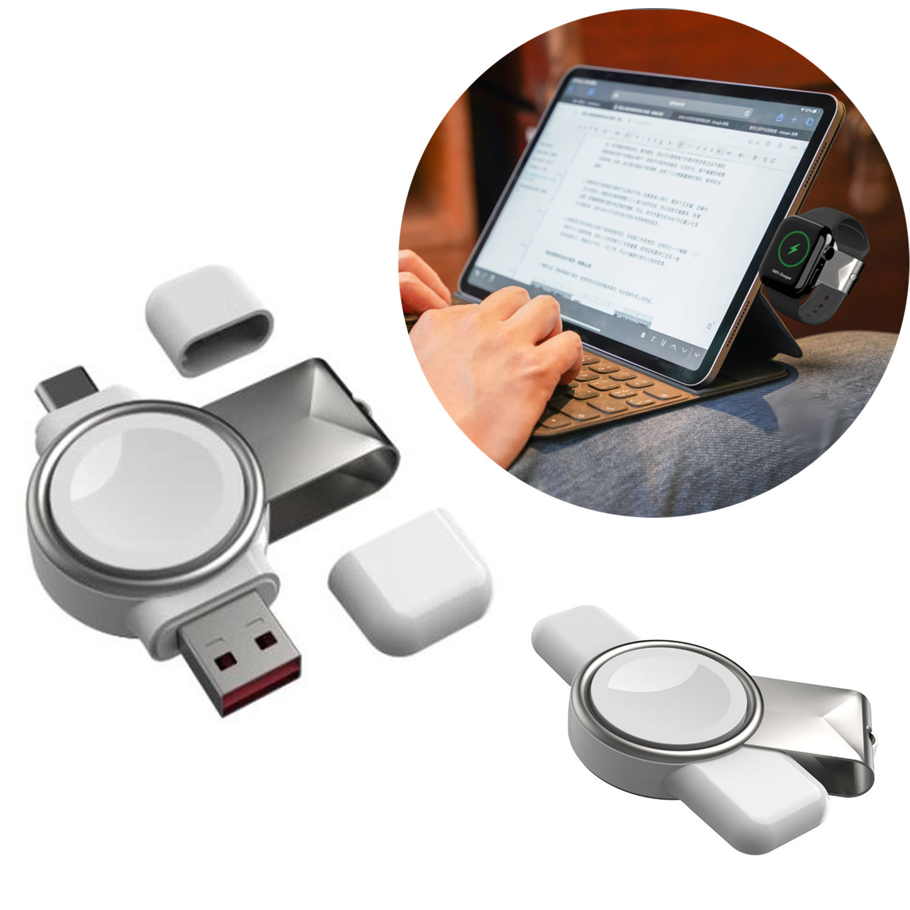 Portable USB Wireless Charger for Apple Watch 2