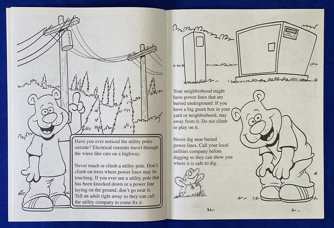 COLORING BOOK - Electric and Utility Safety Coloring & Activity Book 4
