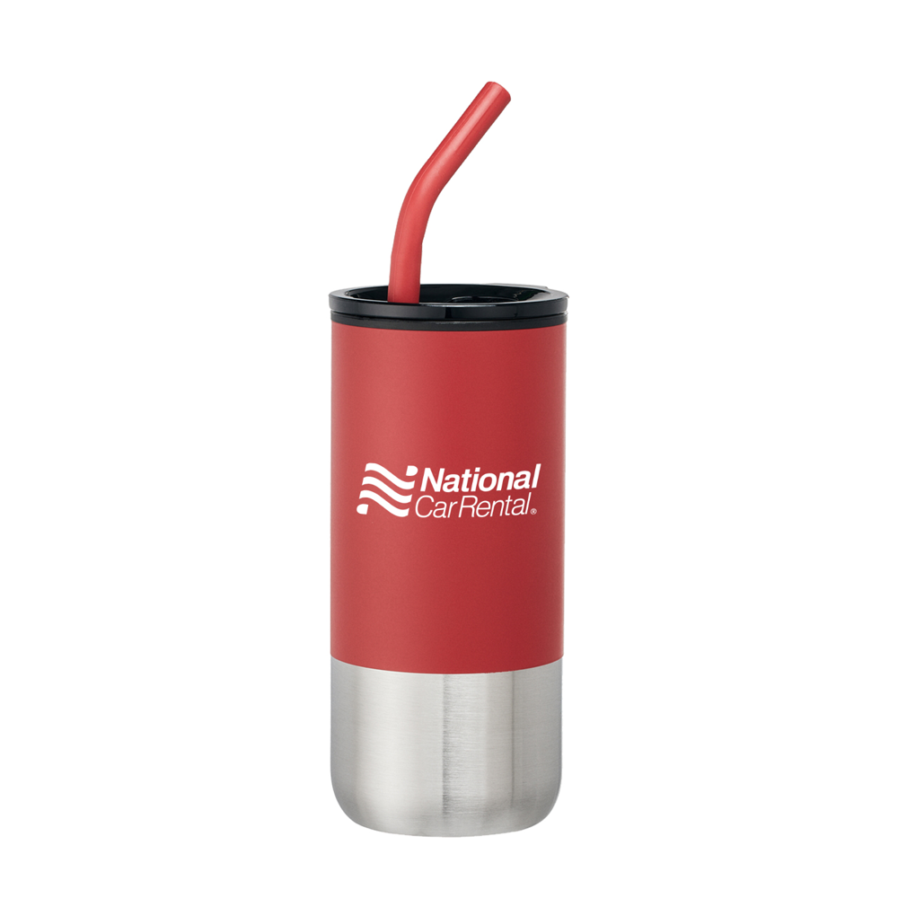 18oz Cup w/ Straw 10