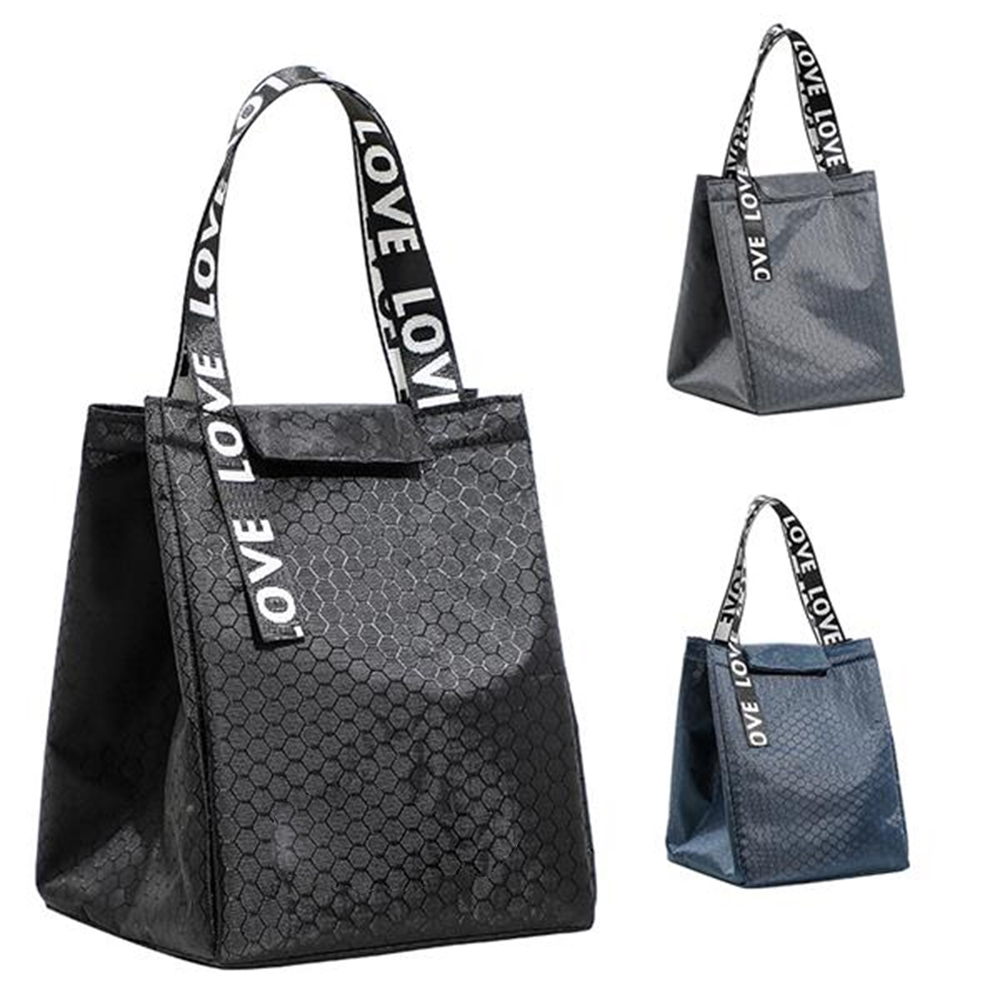Insulated Lunch Bag Reusable Box For Office Work School 5