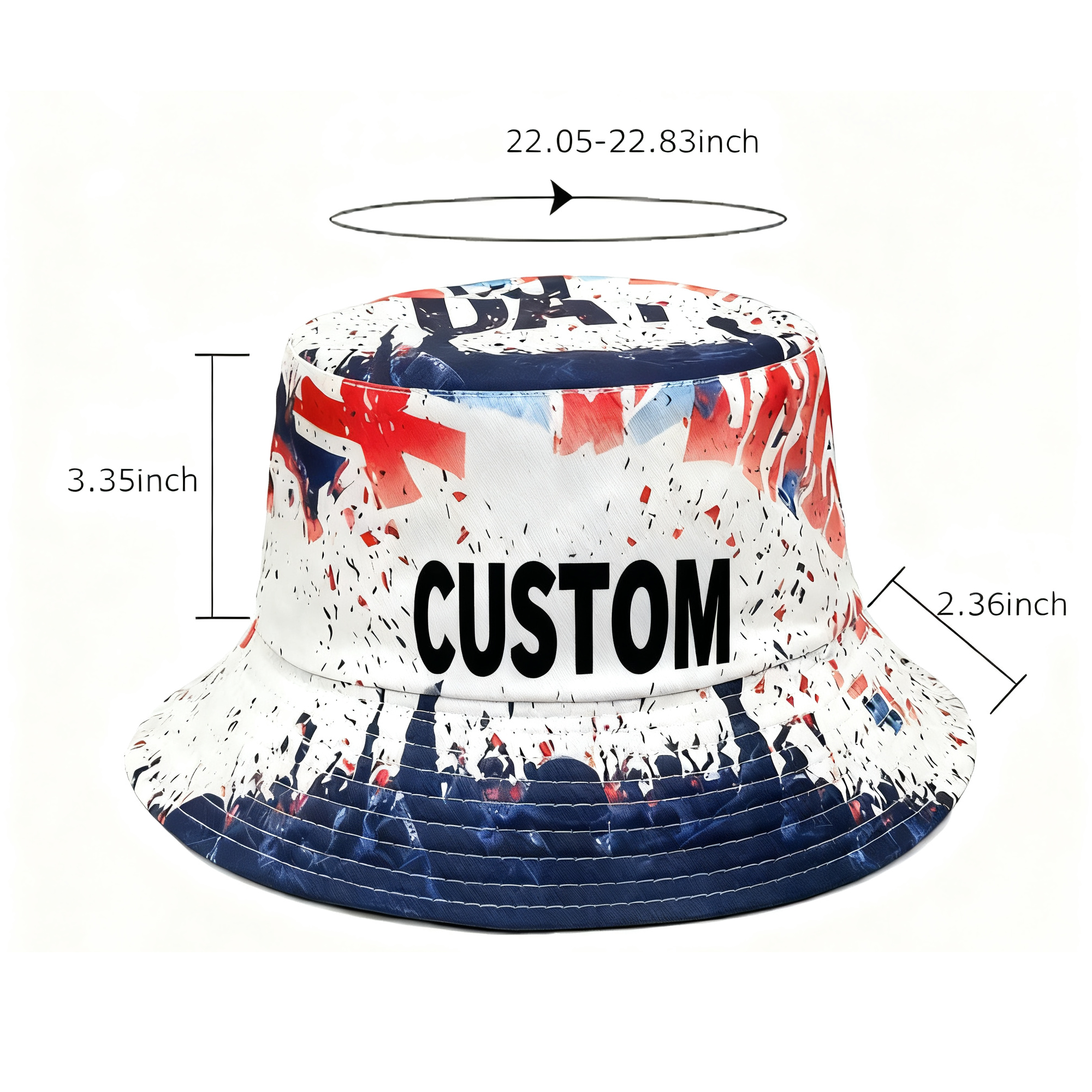 Custom Double-Sided Bucket Hat 2