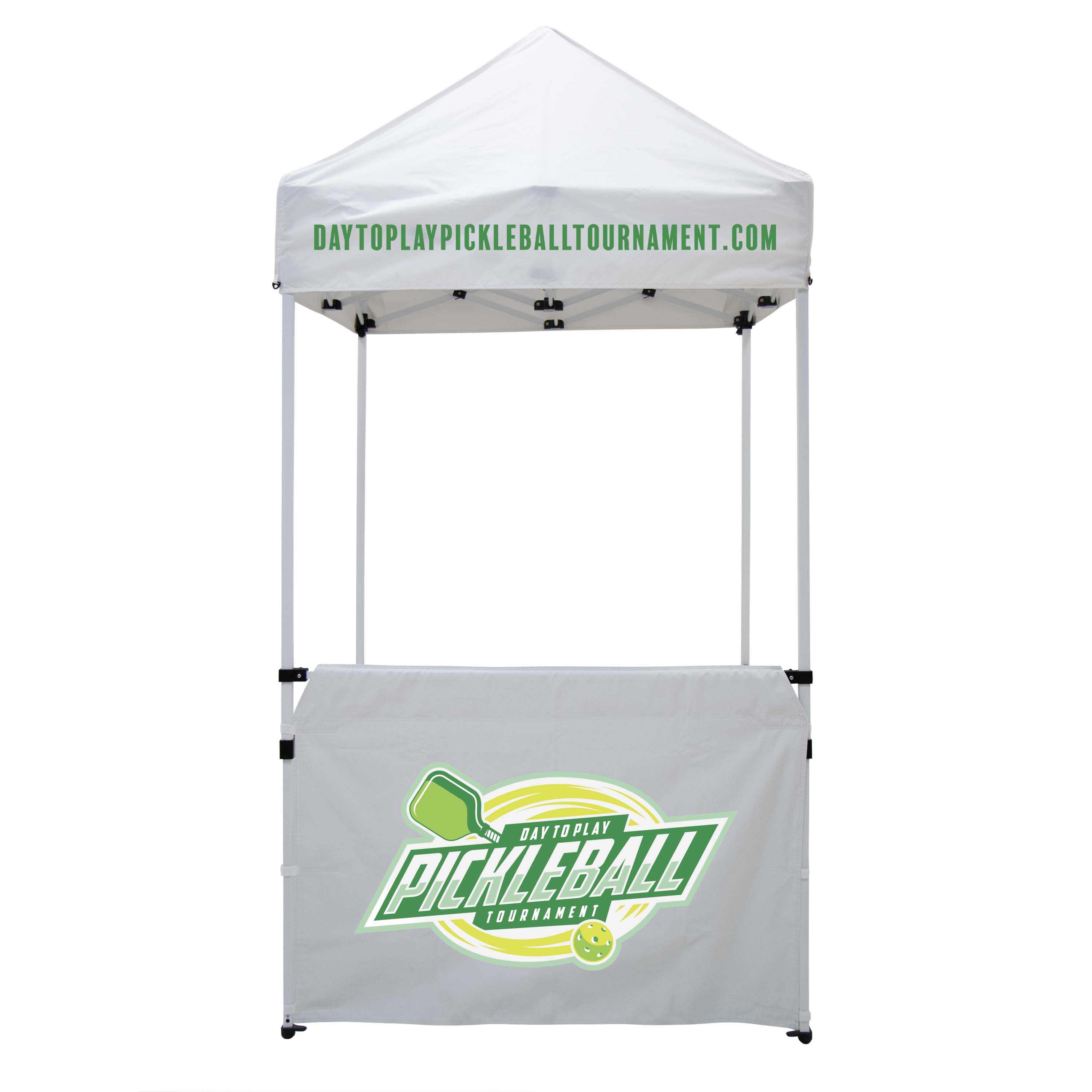 5' Economy Tent Half Wall (Full-Color Imprint) 3