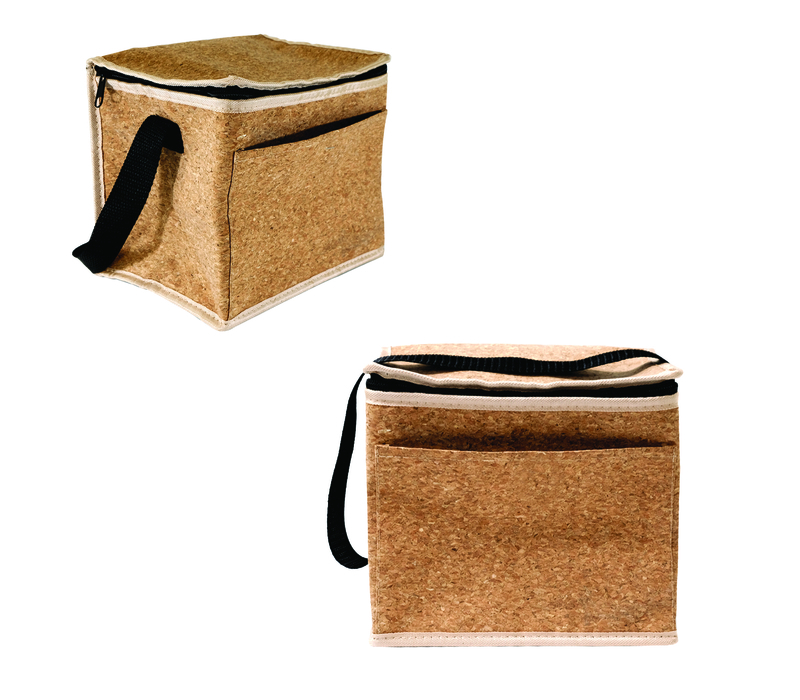Cork Aluminum Foam Insulated Cooler Bag with Webbed Handle 3