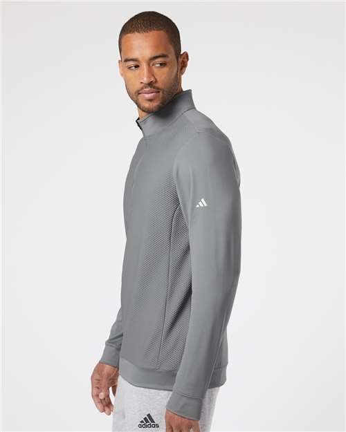 Men's Textured Quarter-Zip Pullover - A295 12