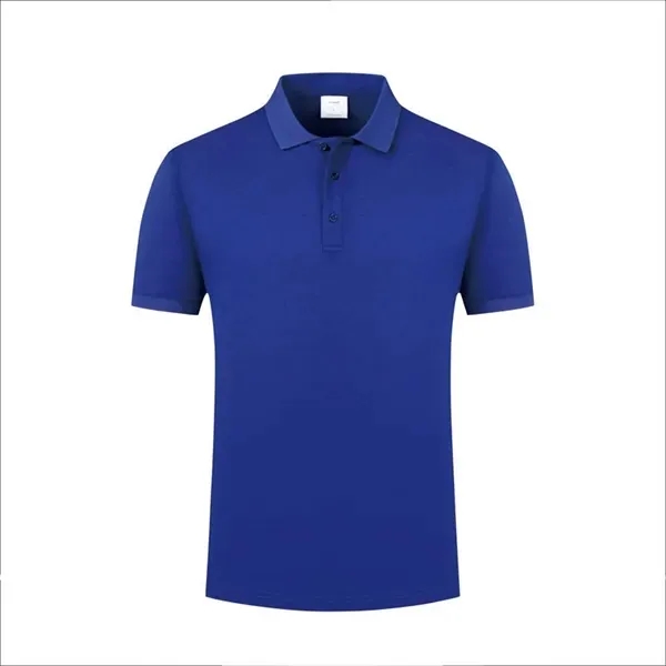 Short Sleeve Cotton Polo Shirt in Mercerized Fabric 5