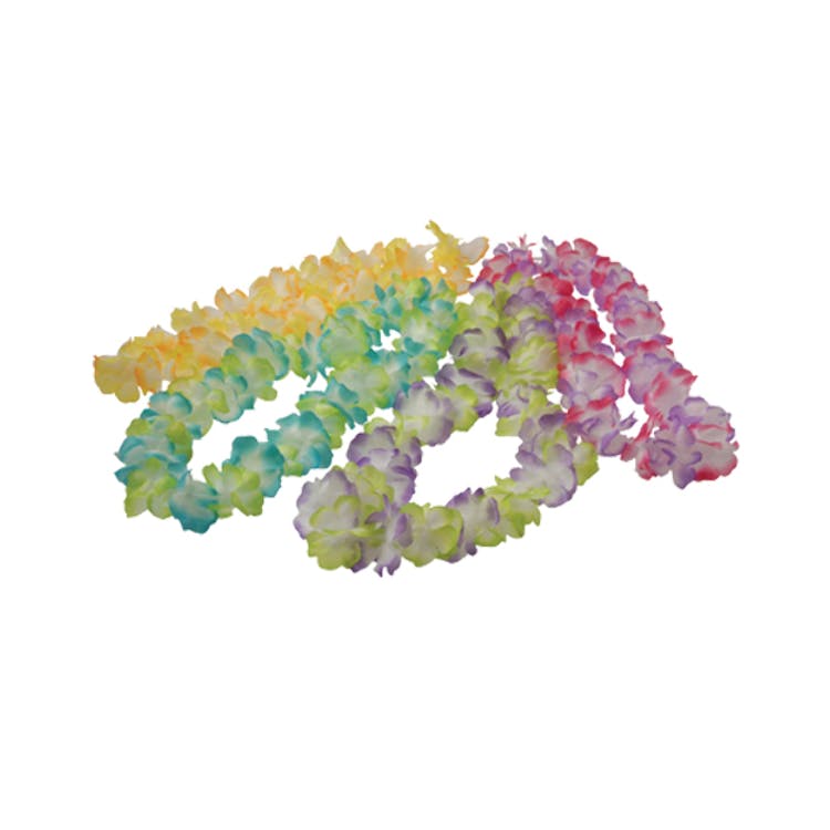 Two-Tone Petal Leis - Assorted 2